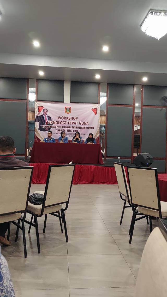 Kasi Ekonomi dan Pembangunan Kecamatan Leksono mengikuti kegiatan Workshop Pemanfaatan Teknologi Tepat Guna